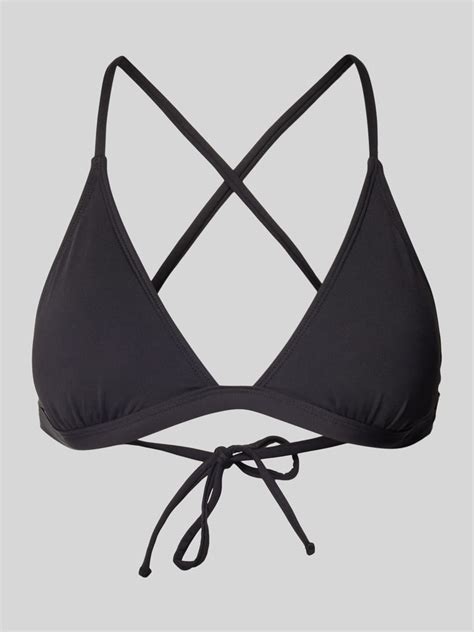 Rip Curl Bikini Oberteil Mit Gekreuzten Spaghettitr Gern Black Online