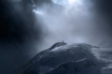 Snow Covered Mountain Alps Switzerland Mountains Nature Hd