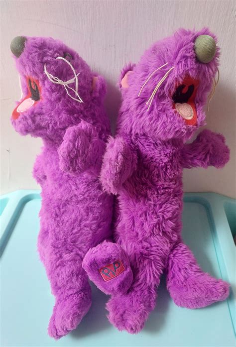 Pip and Pop Bear in the Big Blue House Otters Purple Plush Toy Otter ...