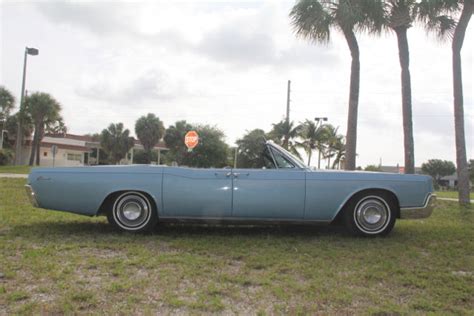 Lincoln Continental Convertible 1967 Blue For Sale 7y86g833691 1967