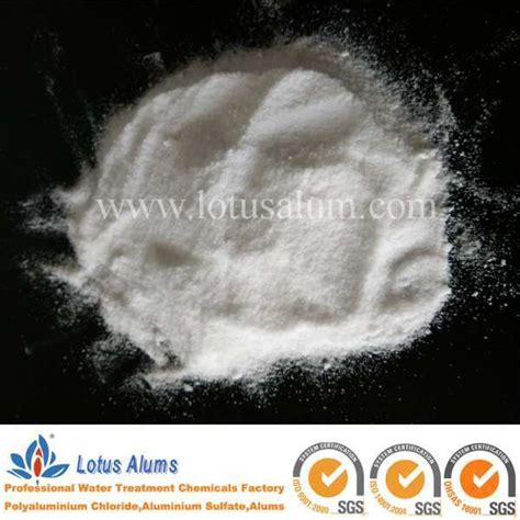 Food Grade Non Ferric Aluminium Sulfate Powder Manufacturer