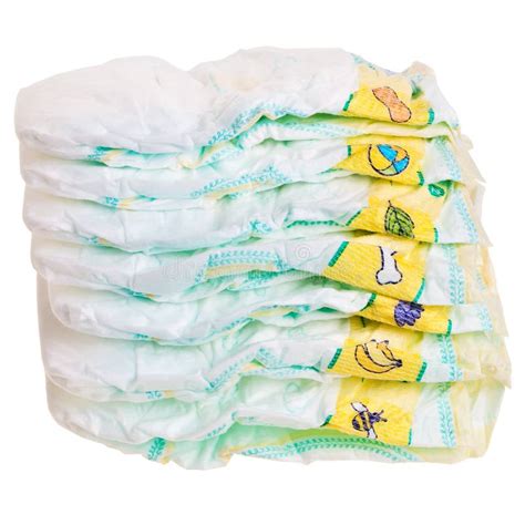 Disposable Colorful Baby Diapers Stock Image Image Of Hygiene