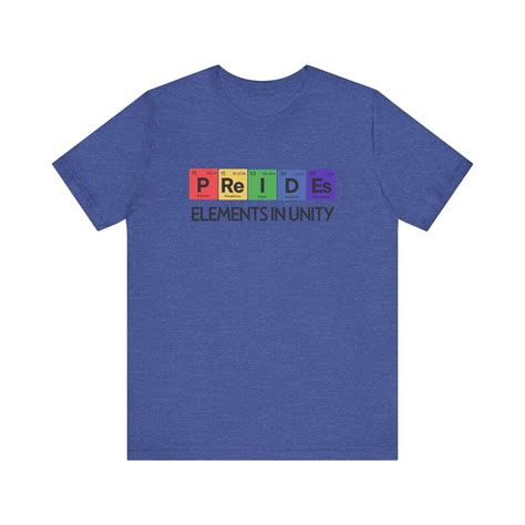 LGBTQ Tees Pride Elements Of Unity Periodic Table Design Gay Pride