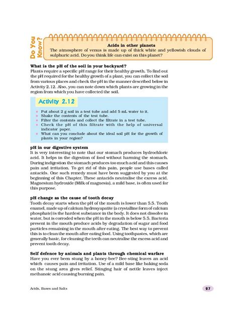 Ncert Book Class 10 Science Chapter 2 Acids Bases And Salts Pdf