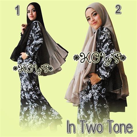 Baju Muslim Elzatta Online In Two Tone Syarí By Koys