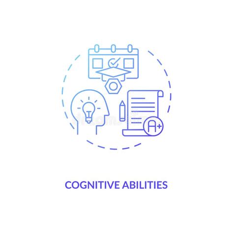 Cognitive Abilities Concept Icon Stock Vector Illustration Of Drawing