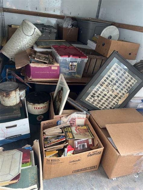 Antique Vintage Hoarders Garage Sale