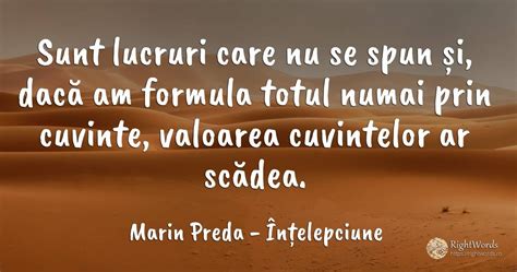 Sunt Lucruri Care Nu Se Spun I Dac Am Formula Totul Citat De