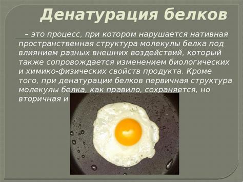 Денатурация белков