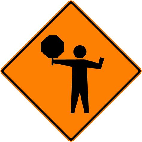 C9a Flagger Symbol 48 Refl Sierra Safety