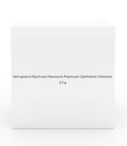 Vetropolycin Bacitracin Neomycin Polymyxin Ophthalmic Ointment- 3.5g