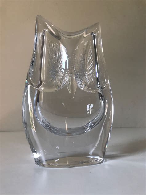 Vintage Crystal Owl By Daum Design Market