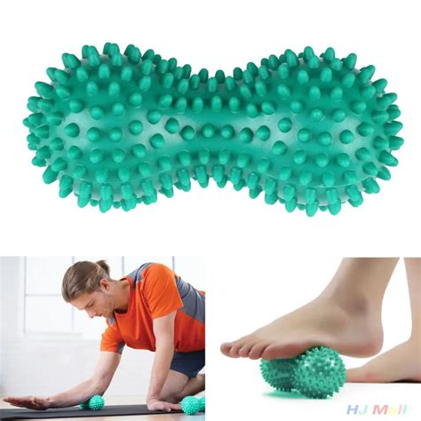 Buy Peanut Shape Spiky Massage Ball Pvc Trigger Therapy Stress Relief Massager