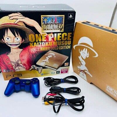 Playstation One Piece Kaizoku Musou Console Gold Edition Gb Ps