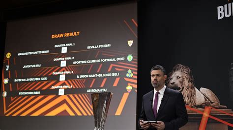 Uefa Europa League Quarter Final Semi Final And Final Draws All You