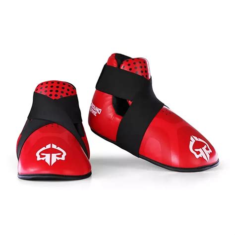 Buty do kickboxingu Kickboxing Czerwone Ground Game sprzęt i