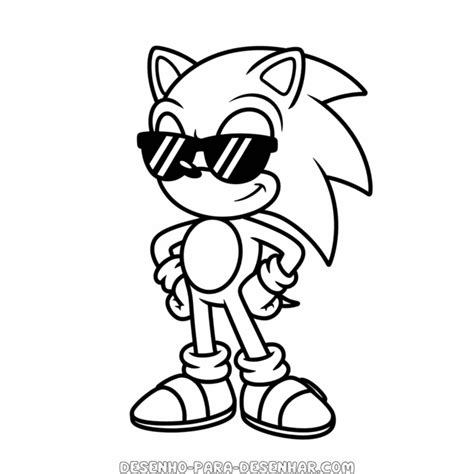 Sonic Desenho Para Desenhar - Desenho Fácil do Sonic para Iniciantes | Desenho Para Desenhar