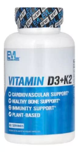 Vitamina D3 5000 Iu K2 90 Mcg 60 Capsulas Evl Sabor Sin Sabor Mercadolibre