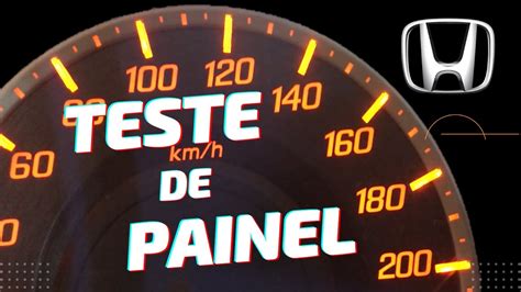 Teste Luzes Painel Instrumento Modo Diagnóstico HONDA FIT CITY YouTube