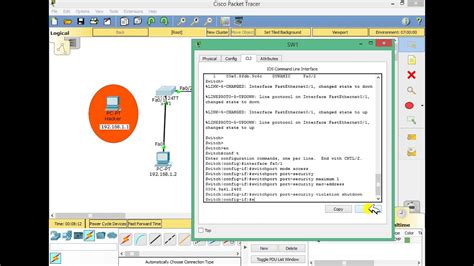 LAB 8 CCNA Port Security Cisco Packet Tracer Somali Engr Abdifatah