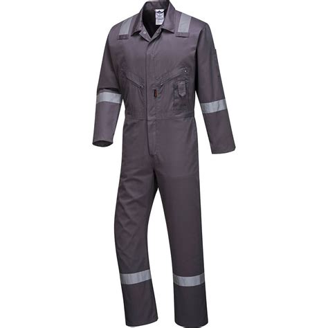 Portwest C814 Iona Cotton Coverall Grey 3XL Grab Your Coat