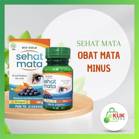 Jual BIO GOLD SEHAT MATA Isi 60 Kapsul Obat Mata Minus Dan Silinder