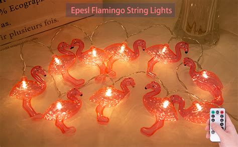 Pink Flamingo Lights 3m984ft 20 Flamingo Led Inoodr