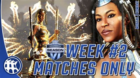 THE KOLOSSEUM MATCHES ONLY SEASON 6 WEEK 2 MORTAL KOMBAT 1