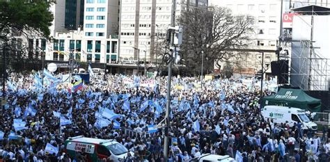 Comenzó La Marcha Del Millón En El Obelisco Notinor Jujuy