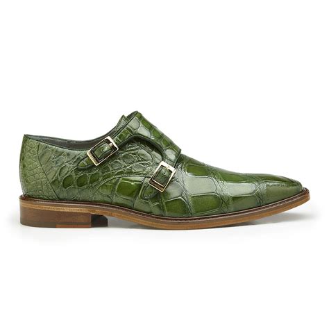 Mens Green Alligator Dress Shoes – alligatorwarehouse