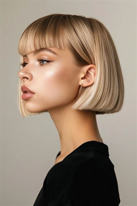 Trendy Ear Length Short Bob Hairstyles To Try In In Bob