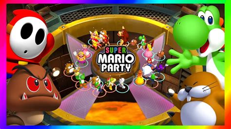 Super Mario Party Minigames Goomba Vs Monty Mole Vs Yoshi Vs Shy Guy