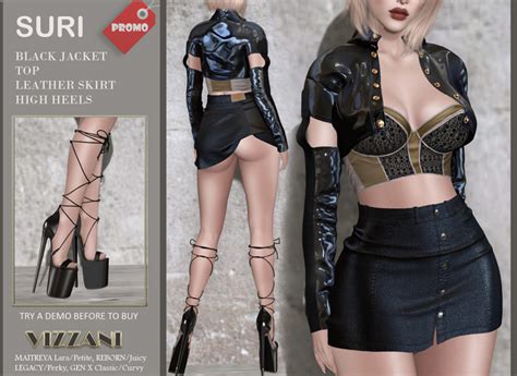 Second Life Marketplace Demo Sexy Outfit Mesh Mod Suri Created By Vizzani