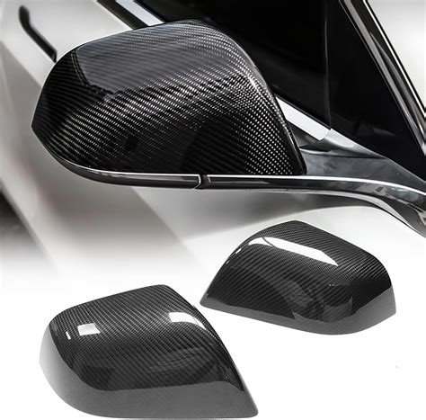 Amazon Tesfeel Pcs Side Mirror Cover Carbon Fiber Mirror Caps