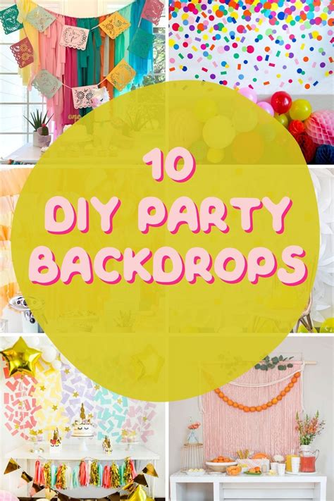 10 Diy Party Backdrops Love The Day