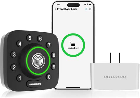 ULTRALOQ Smart Lock U Bolt Pro Bridge WiFi Adaptor 6 In 1 Keyless