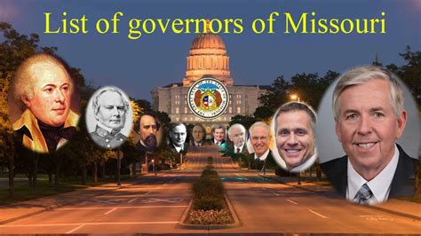 List Of Governors Of Missouri Youtube