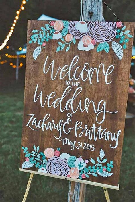 30 Rustic Wedding Signs & Ideas for Weddings | Deer Pearl Flowers