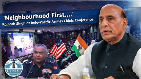 Rajnath Singh At Indo Pacific Armies Chiefs Conference DT Next YouTube