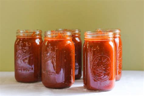 The Entire Process For Canning Tomato Sauce Kiersten Hickman