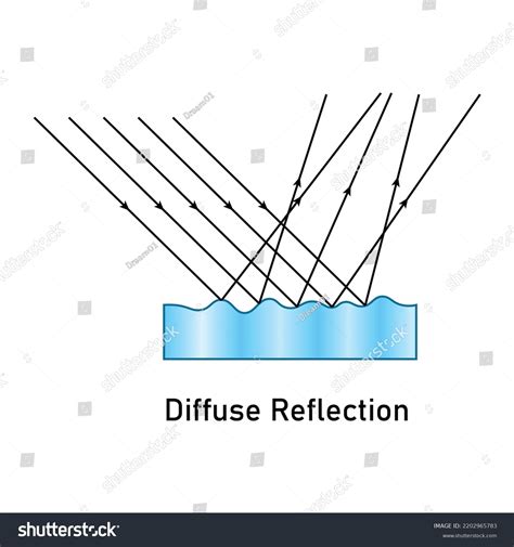 Diffuse Reflection Diagram Scientific Vector Illustration Stock Vector (Royalty Free) 2202965783 ...