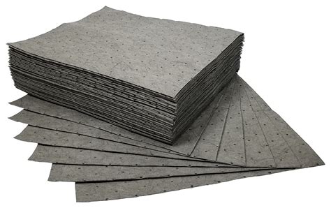 Universal Sorbent Mats Medium Weight Pads Package Of 100