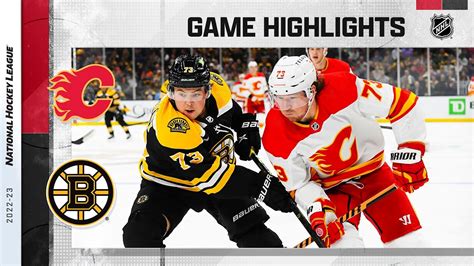 Flames Bruins 1110 Nhl Highlights 2022 Youtube