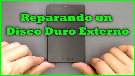 Guía completa Cómo reparar un disco duro externo Toshiba paso a paso