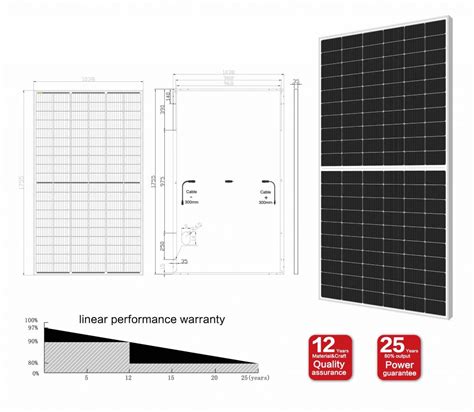 Buy 120cells Half Cut Pv Module 360w 365w 370w 380w Solar Panel 9bb