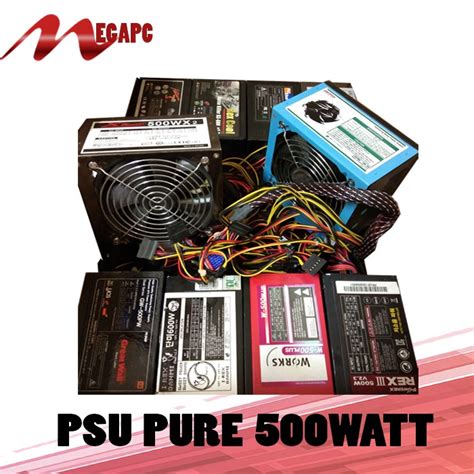 Jual PSU PowerSupply PURE 300W 400W 500W 600Watt Ori Korea Indonesia