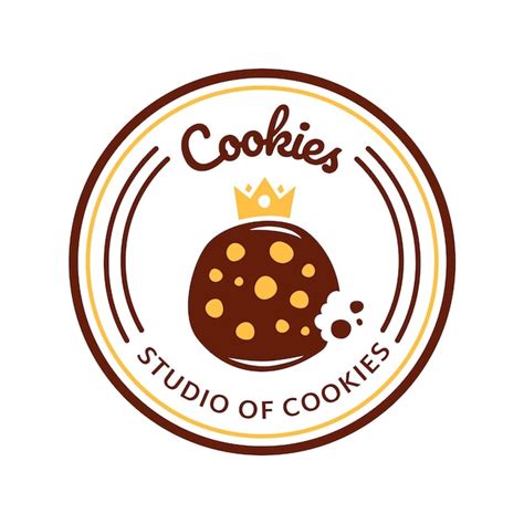 Cookies Logo Design Vorlage Kostenlose Vektor