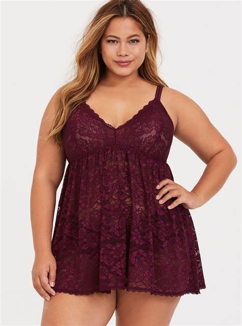 Pin On Lingerie Babydolls Plus Size