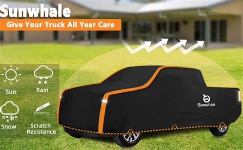 Sunwhale Truck Cover Waterproof All Weather Heavy Duty