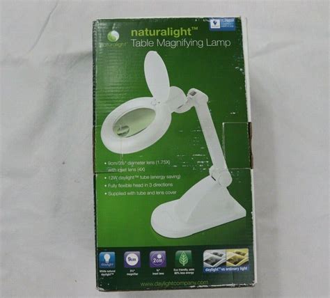 Naturalight Daylight Company Led Table Magnifying Lamp Model Un